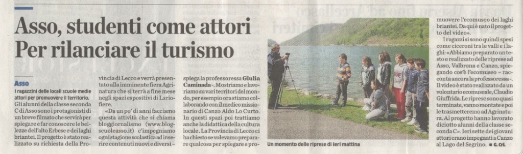 Scuola ed Ecomuseo 1-4-14